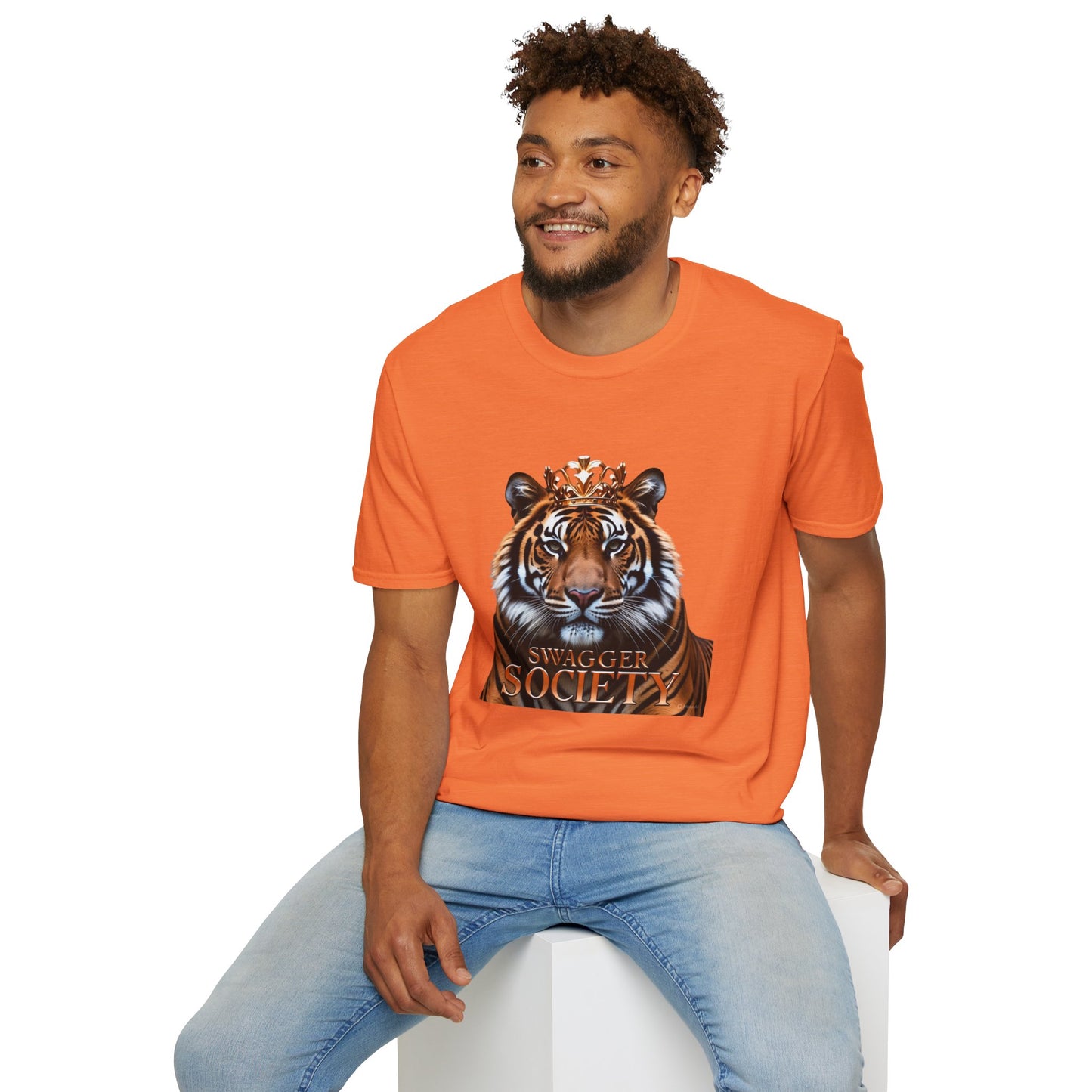 Bold Tiger Graphic T-Shirt, Swagger Society