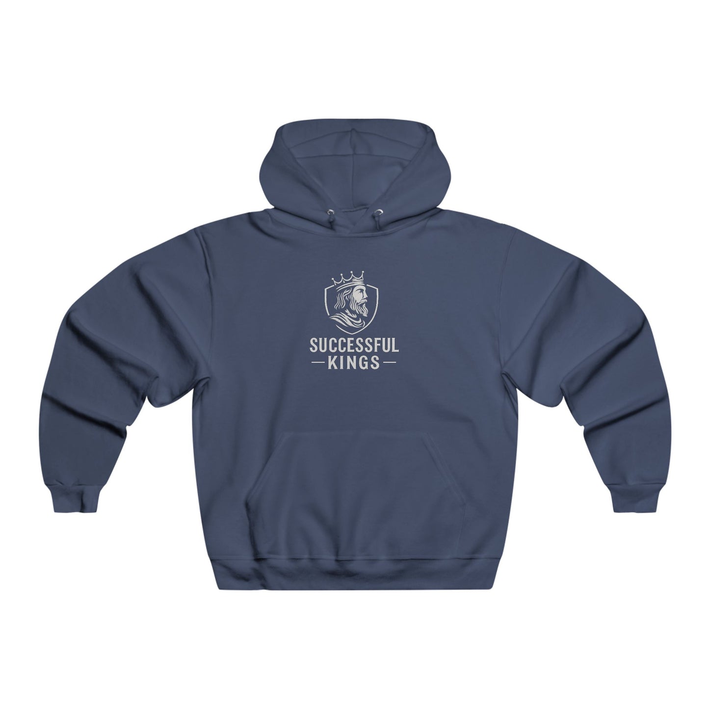 Successful Kings Men's Hooded Sweatshirt | Cozy Unisex Sweatshirt, Gift for Him, Motivational Hoodie, Casual Wear, Cool Gift Idea
