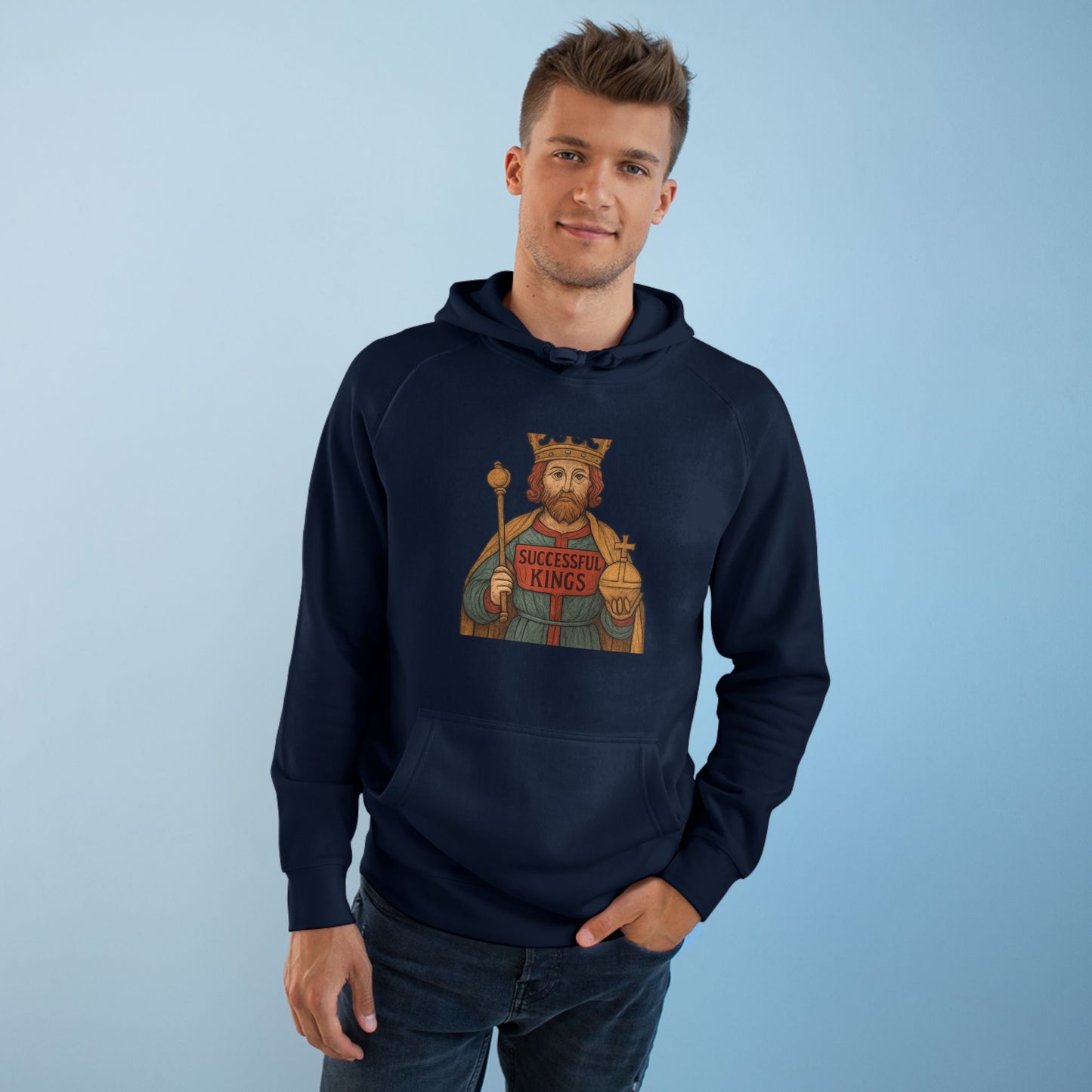 Successful Kings Perfect for Casual Wear, Gift for Friends, Funny Apparel, Unisex Hoodie, Holiday Gift