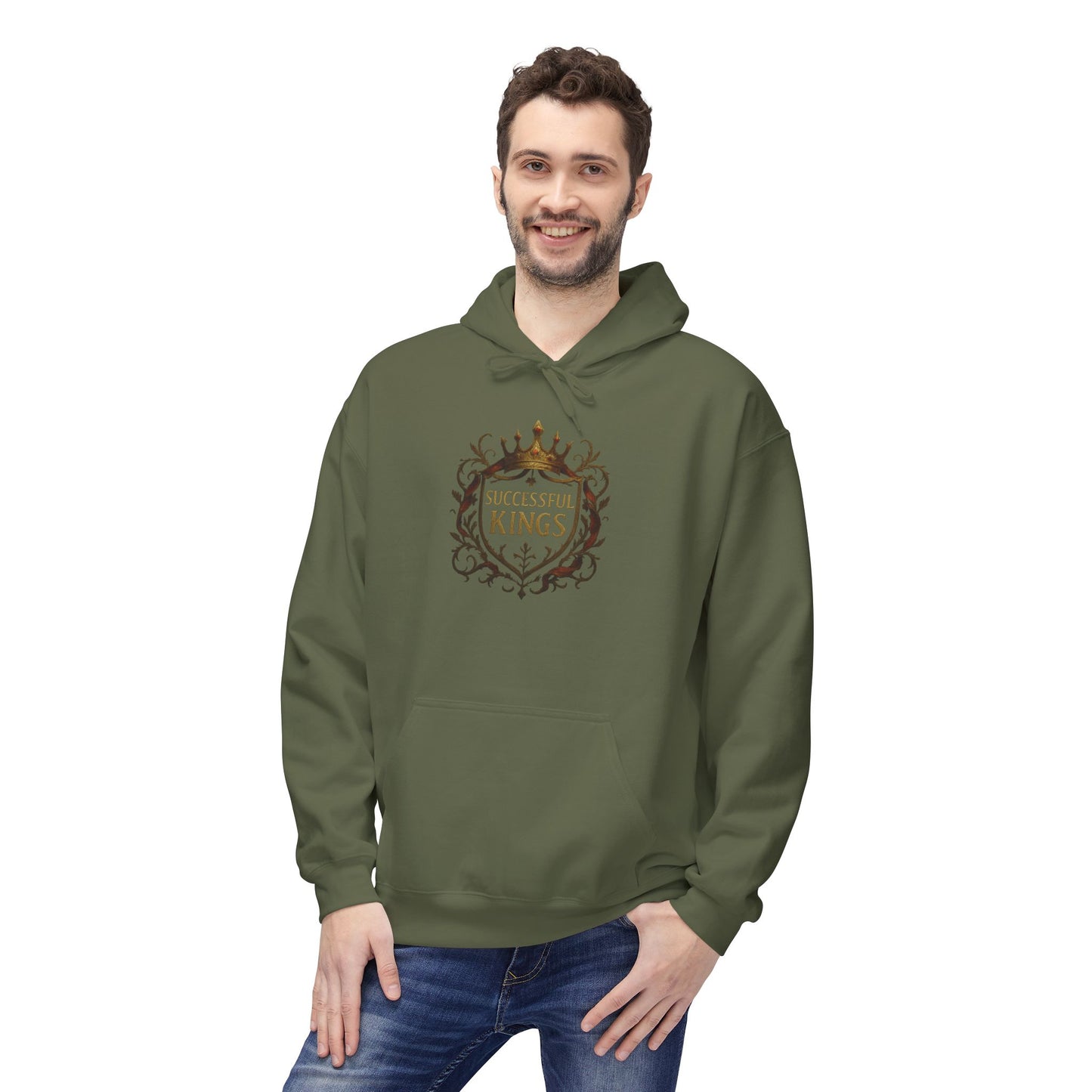 Successful Kings Unisex Hoodie - Cozy Sweatshirt for Motivation, Gift for Friends, Streetwear, Casual Wear, Yoga Outfit