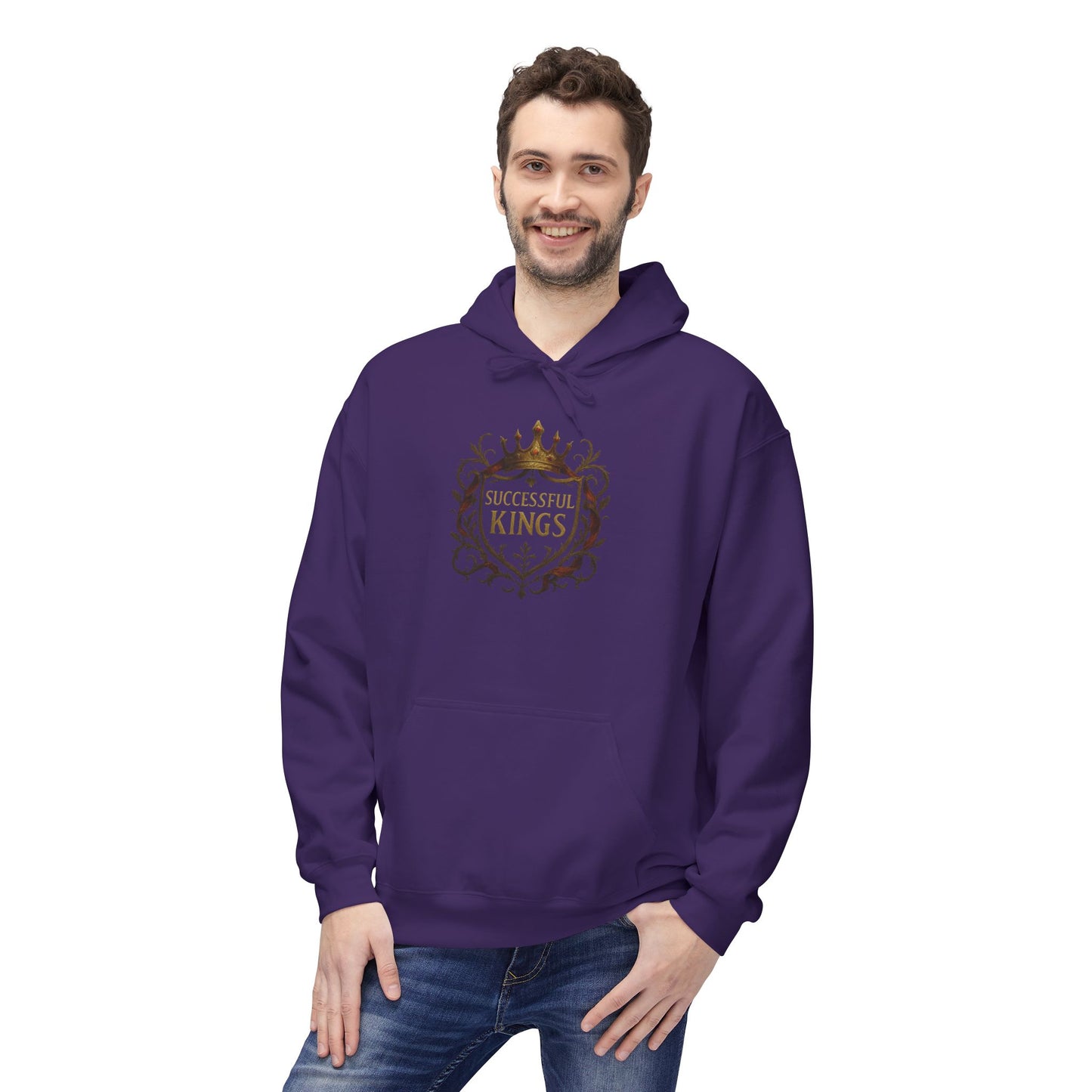 Successful Kings Unisex Hoodie - Cozy Sweatshirt for Motivation, Gift for Friends, Streetwear, Casual Wear, Yoga Outfit