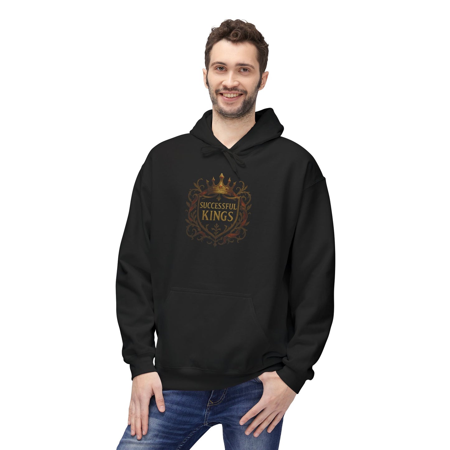 Successful Kings Unisex Hoodie - Cozy Sweatshirt for Motivation, Gift for Friends, Streetwear, Casual Wear, Yoga Outfit
