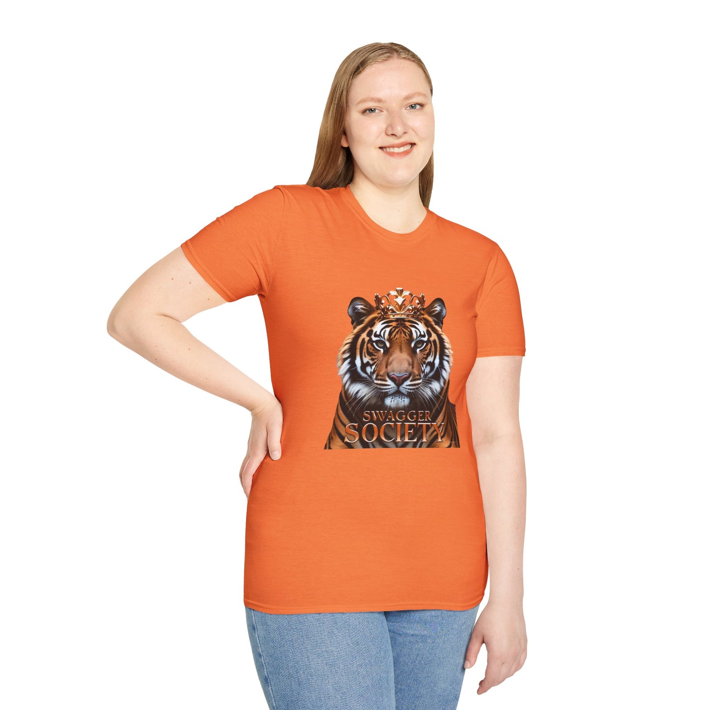Bold Tiger Graphic T-Shirt, Swagger Society