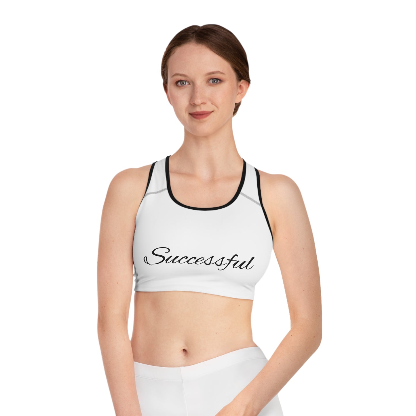 Successful Sports Bra - Motivational Activewear for Gym, Yoga, Fitness, Workout, Gift for Her