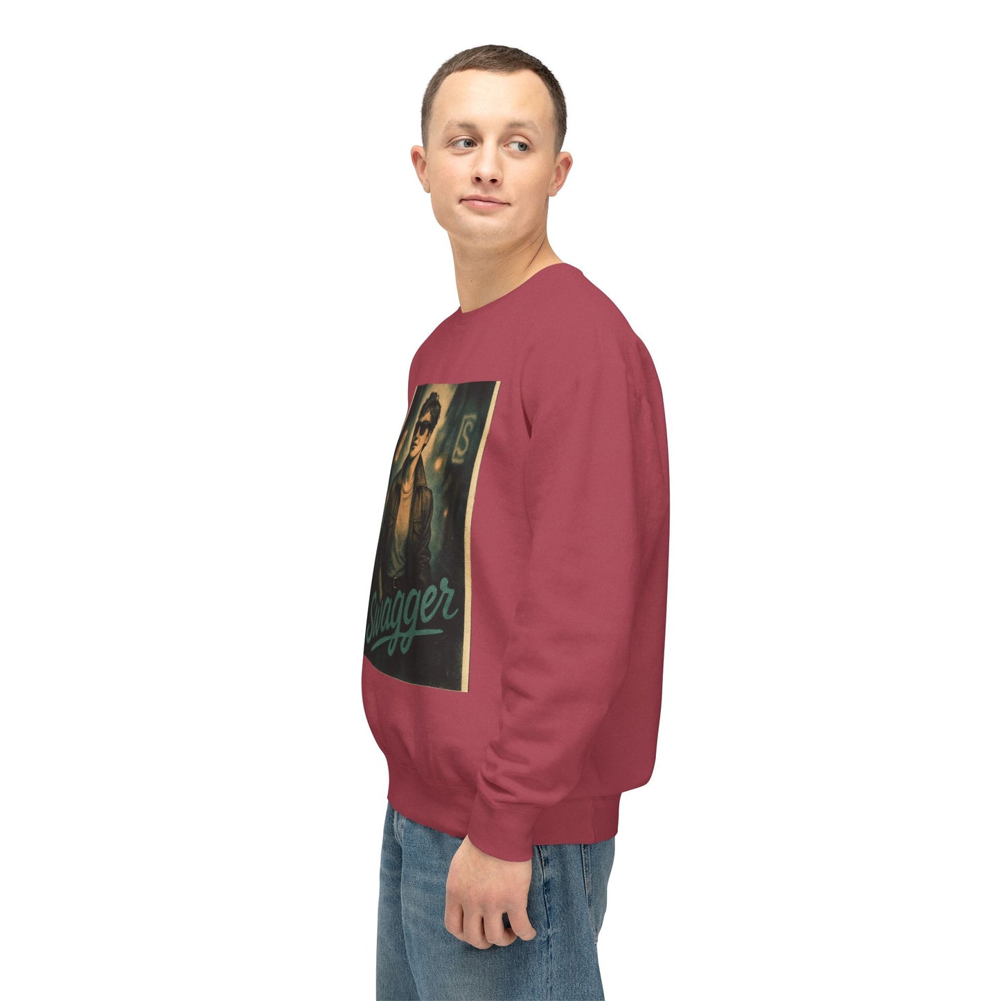 Swagger Unisex Lightweight Crewneck Sweatshirt