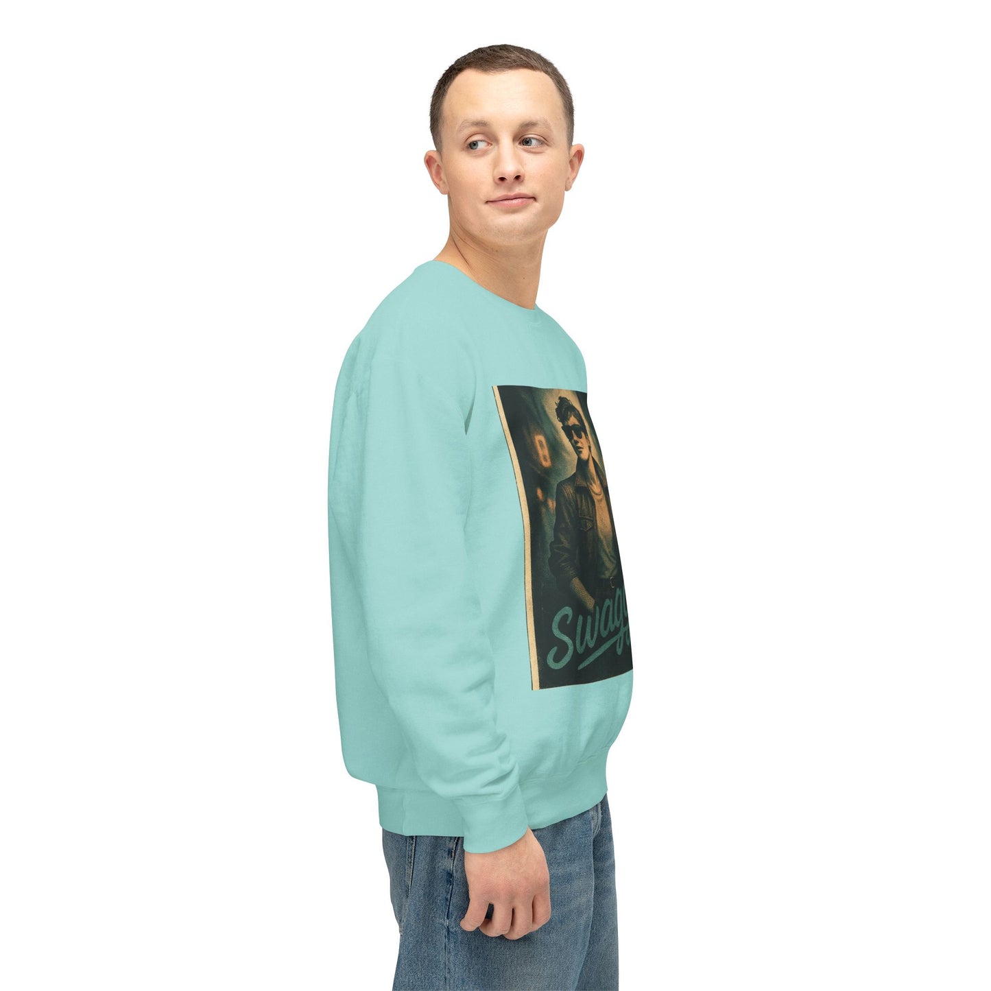 Swagger Unisex Lightweight Crewneck Sweatshirt