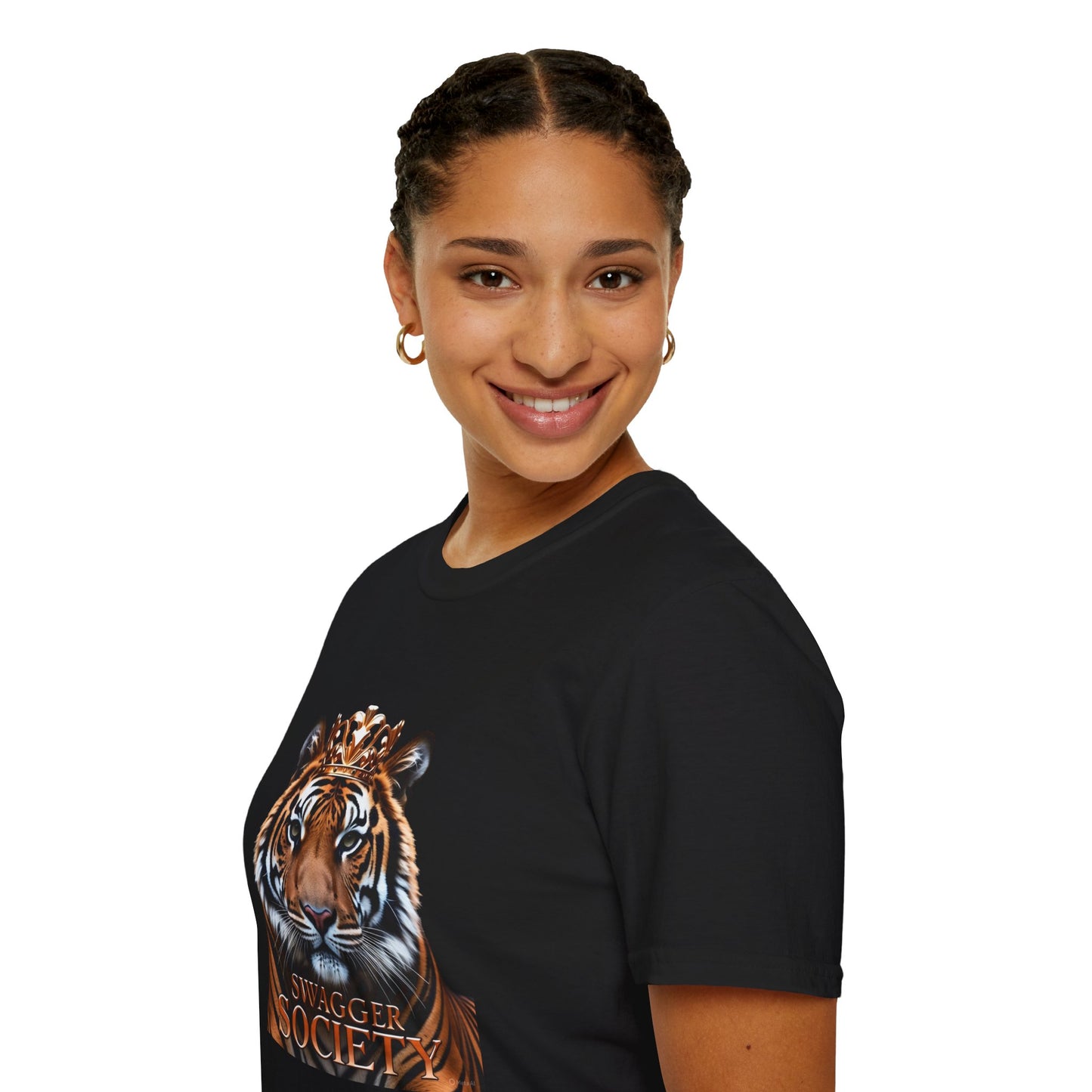 Bold Tiger Graphic T-Shirt, Swagger Society