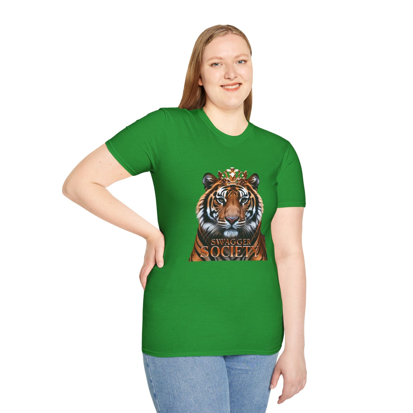Bold Tiger Graphic T-Shirt, Swagger Society