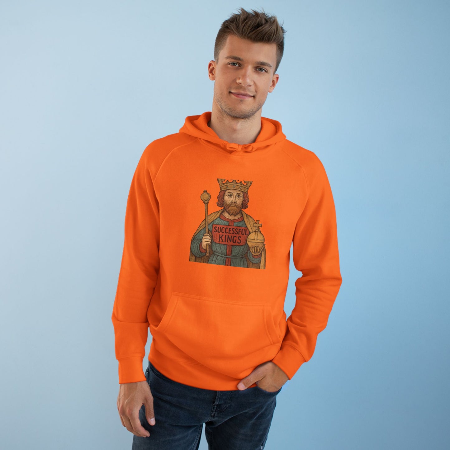 Successful Kings Perfect for Casual Wear, Gift for Friends, Funny Apparel, Unisex Hoodie, Holiday Gift