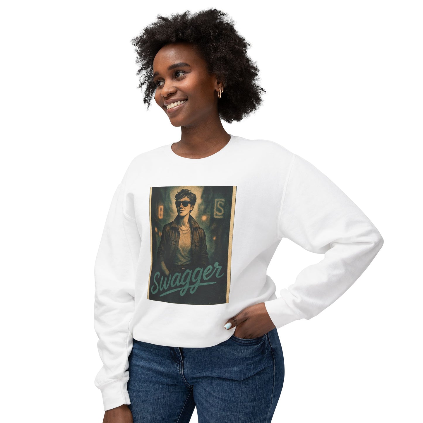 Swagger Unisex Lightweight Crewneck Sweatshirt