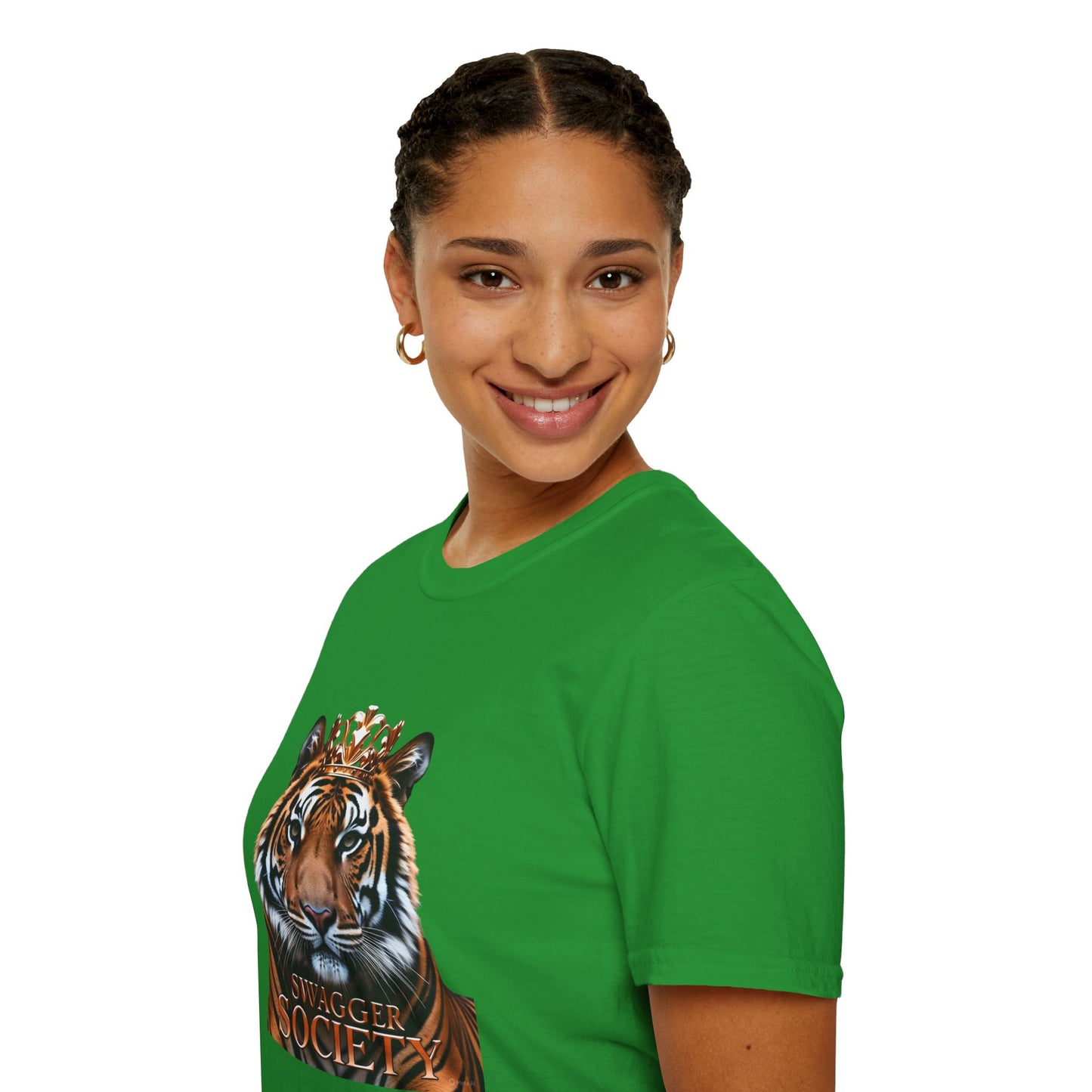 Bold Tiger Graphic T-Shirt, Swagger Society