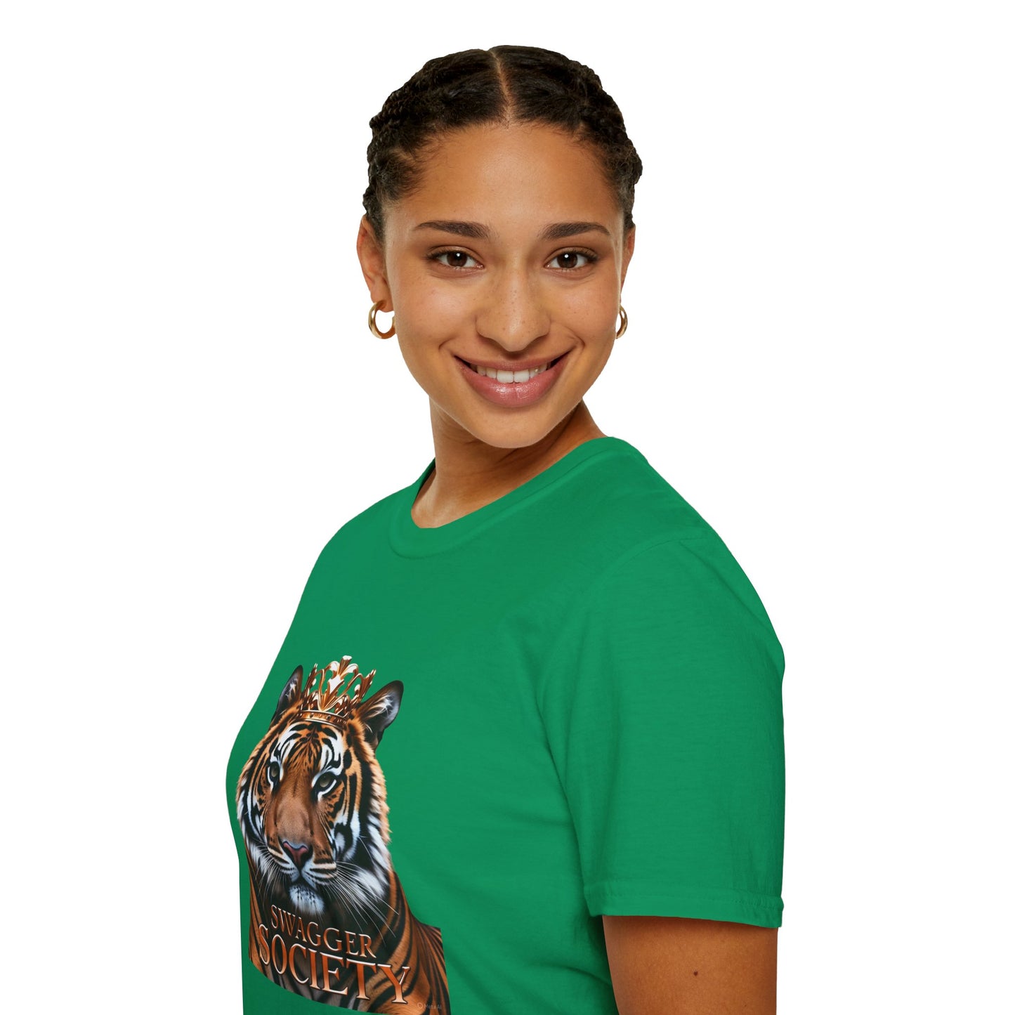 Bold Tiger Graphic T-Shirt, Swagger Society