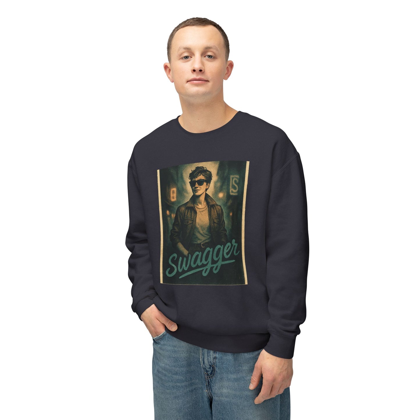 Swagger Unisex Lightweight Crewneck Sweatshirt