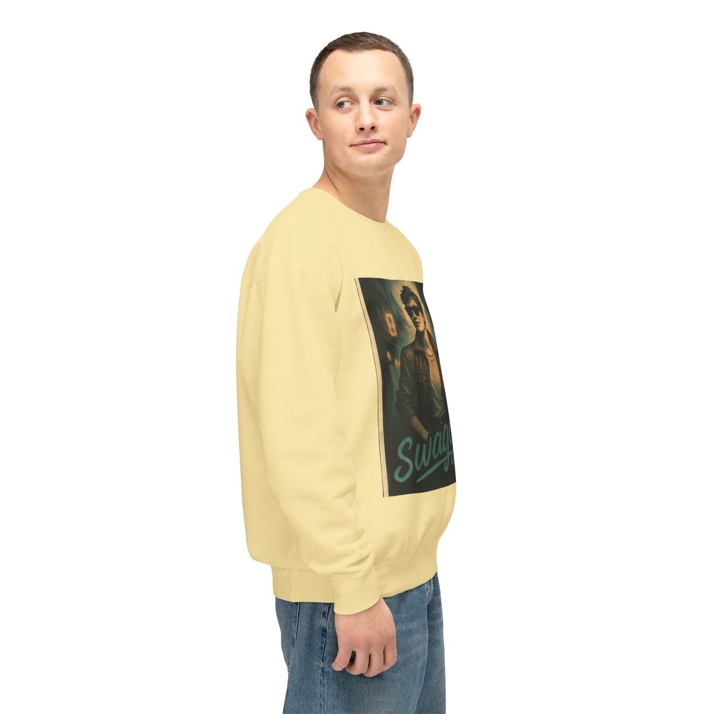 Swagger Unisex Lightweight Crewneck Sweatshirt