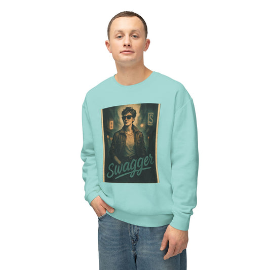 Swagger Unisex Lightweight Crewneck Sweatshirt