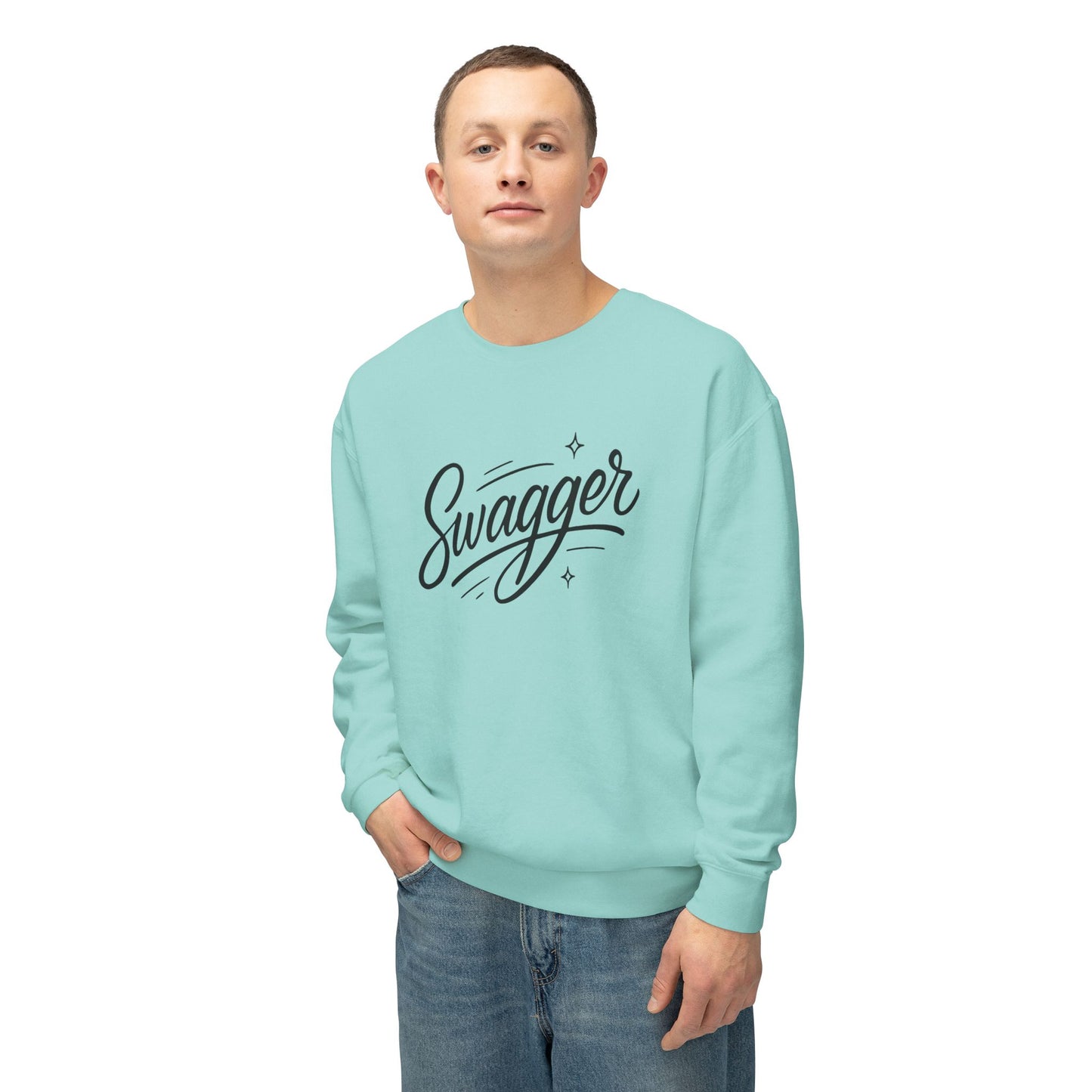 Swagger Unisex Lightweight Crewneck Sweatshirt