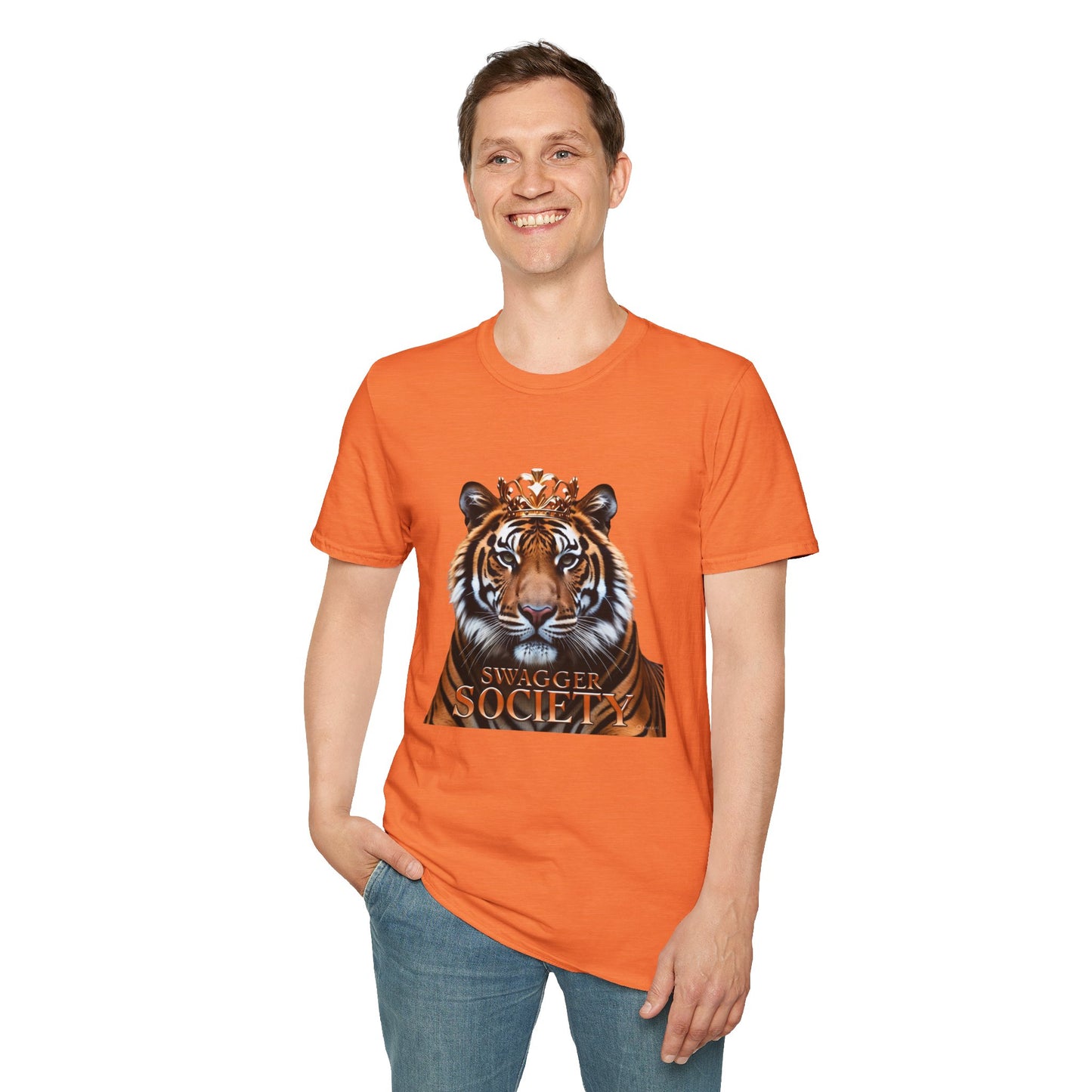 Bold Tiger Graphic T-Shirt, Swagger Society