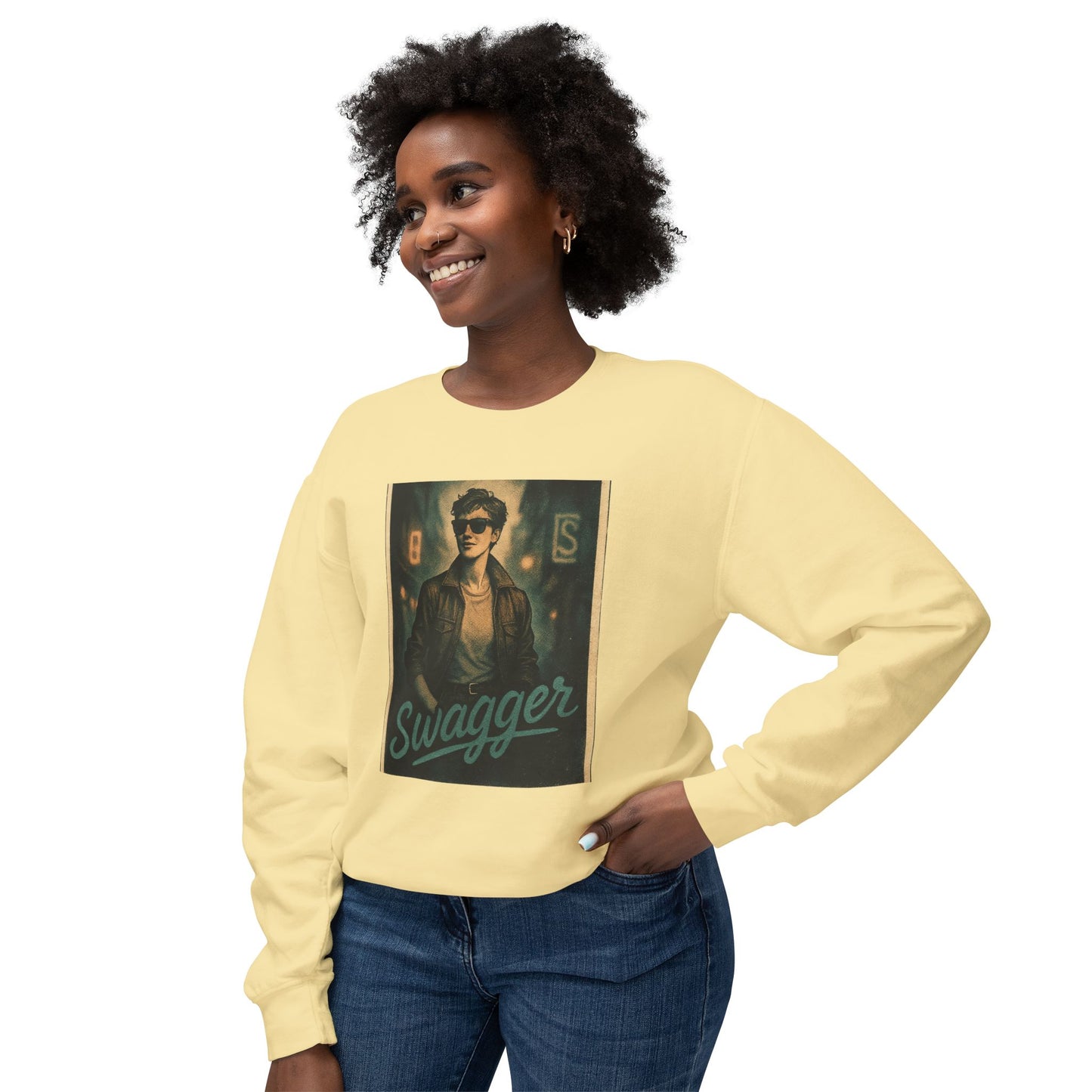 Swagger Unisex Lightweight Crewneck Sweatshirt