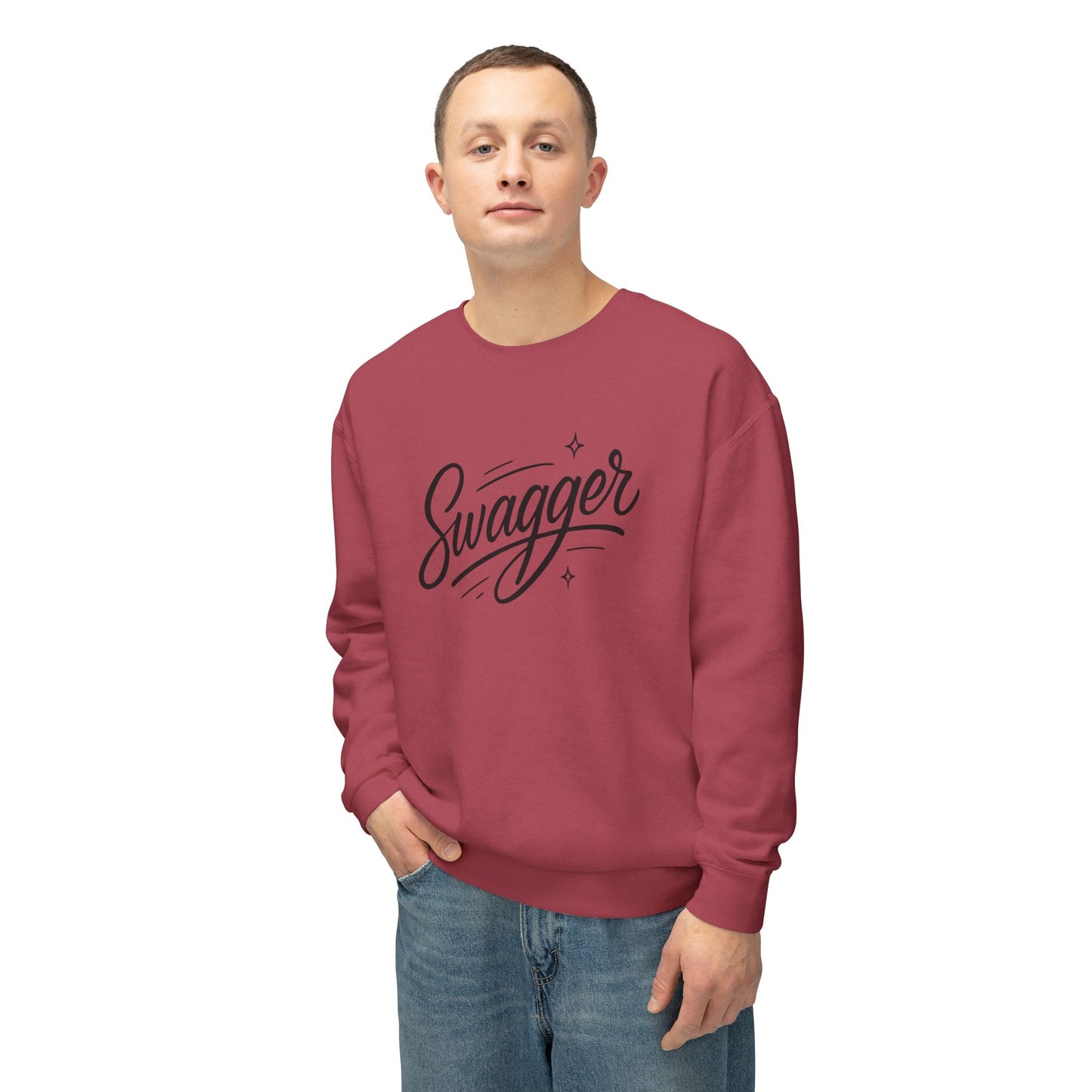 Swagger Unisex Lightweight Crewneck Sweatshirt