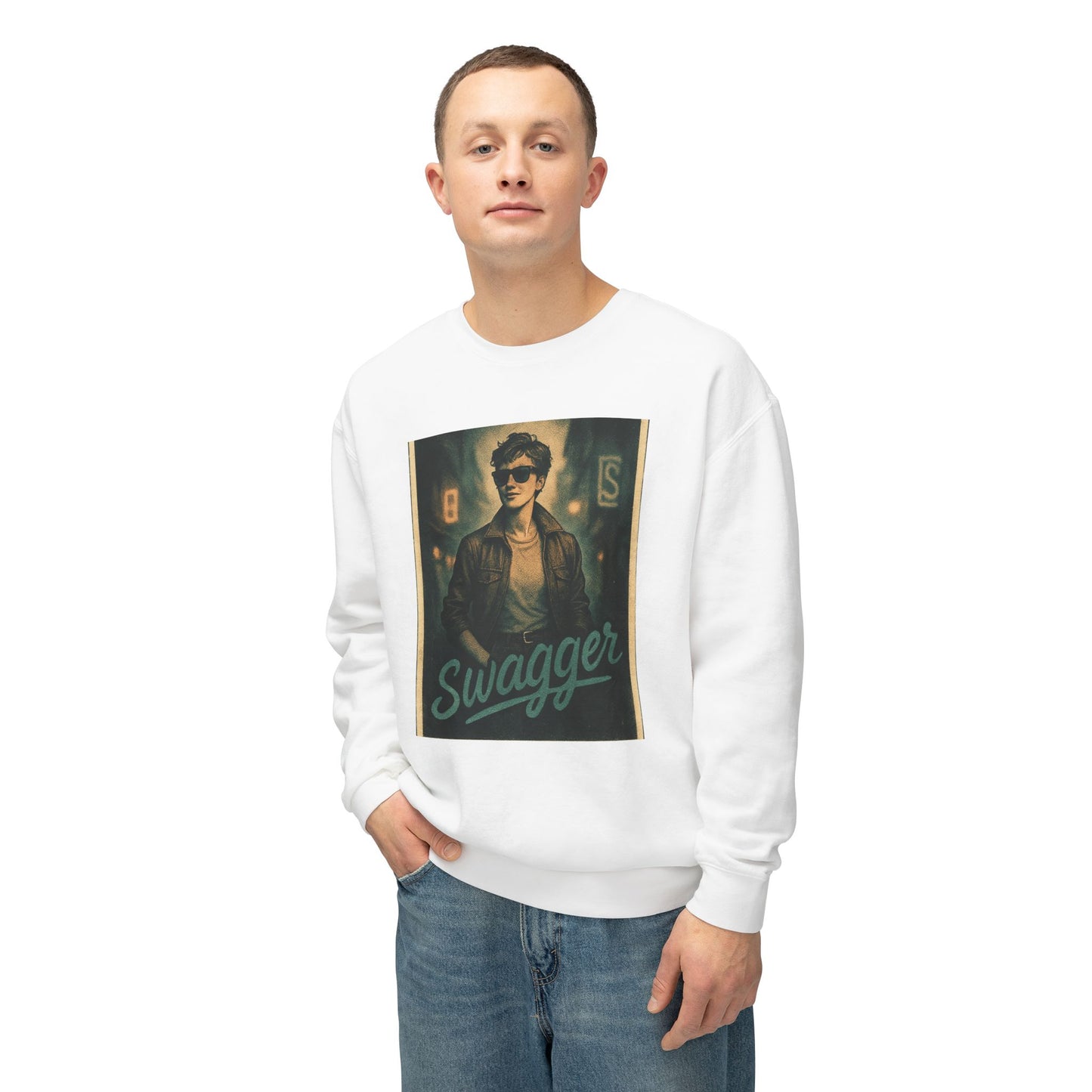Swagger Unisex Lightweight Crewneck Sweatshirt