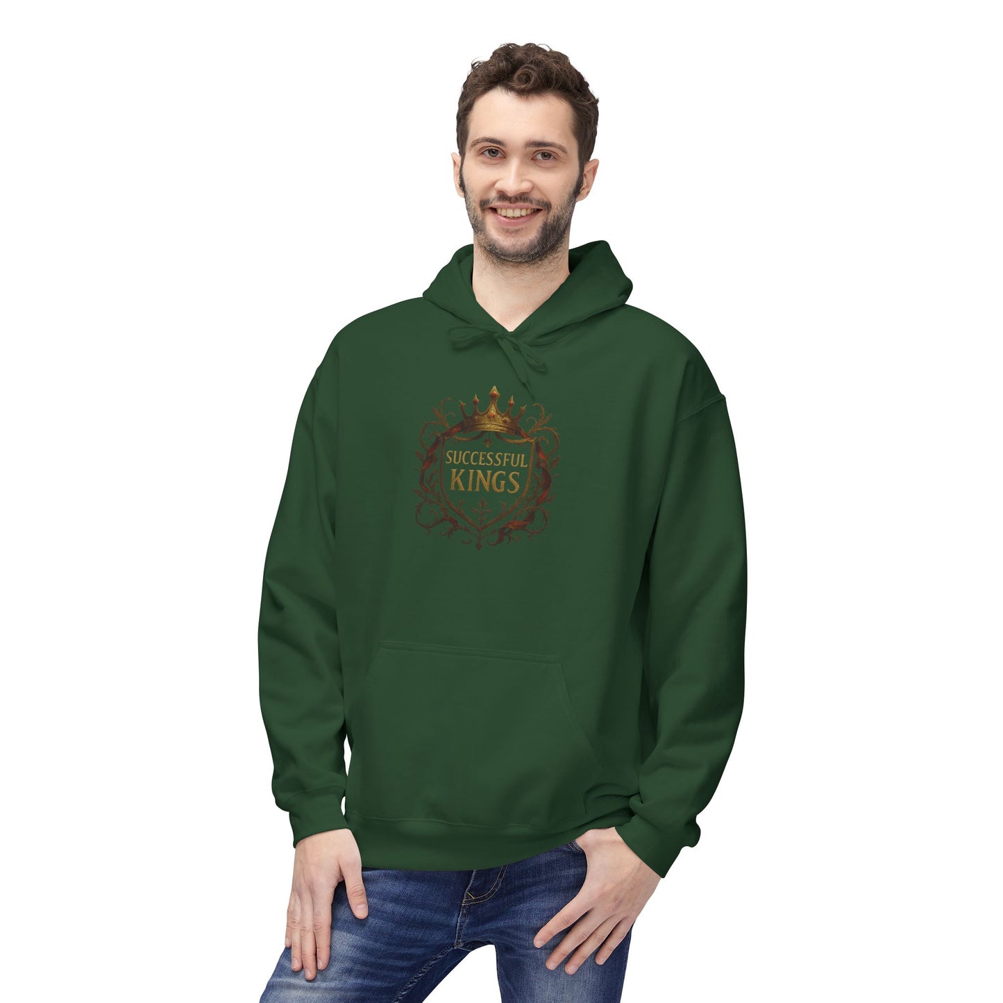 Successful Kings Unisex Hoodie - Cozy Sweatshirt for Motivation, Gift for Friends, Streetwear, Casual Wear, Yoga Outfit