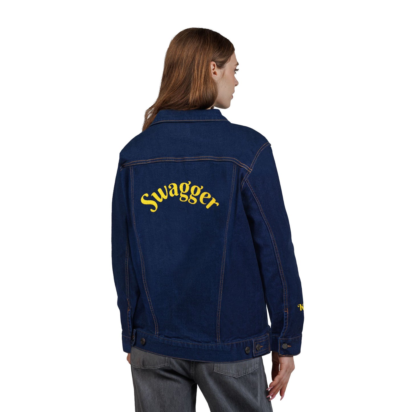 Successful Denim Jacket - Swagger Vibes, Fashion-Forward Wear, Casual Layering, Perfect Gift for Trendsetters
