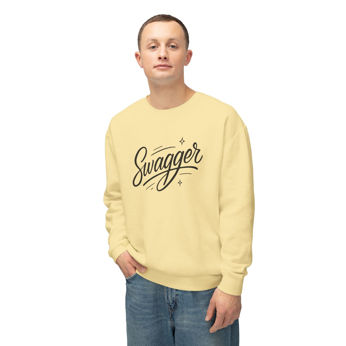 Swagger Unisex Lightweight Crewneck Sweatshirt