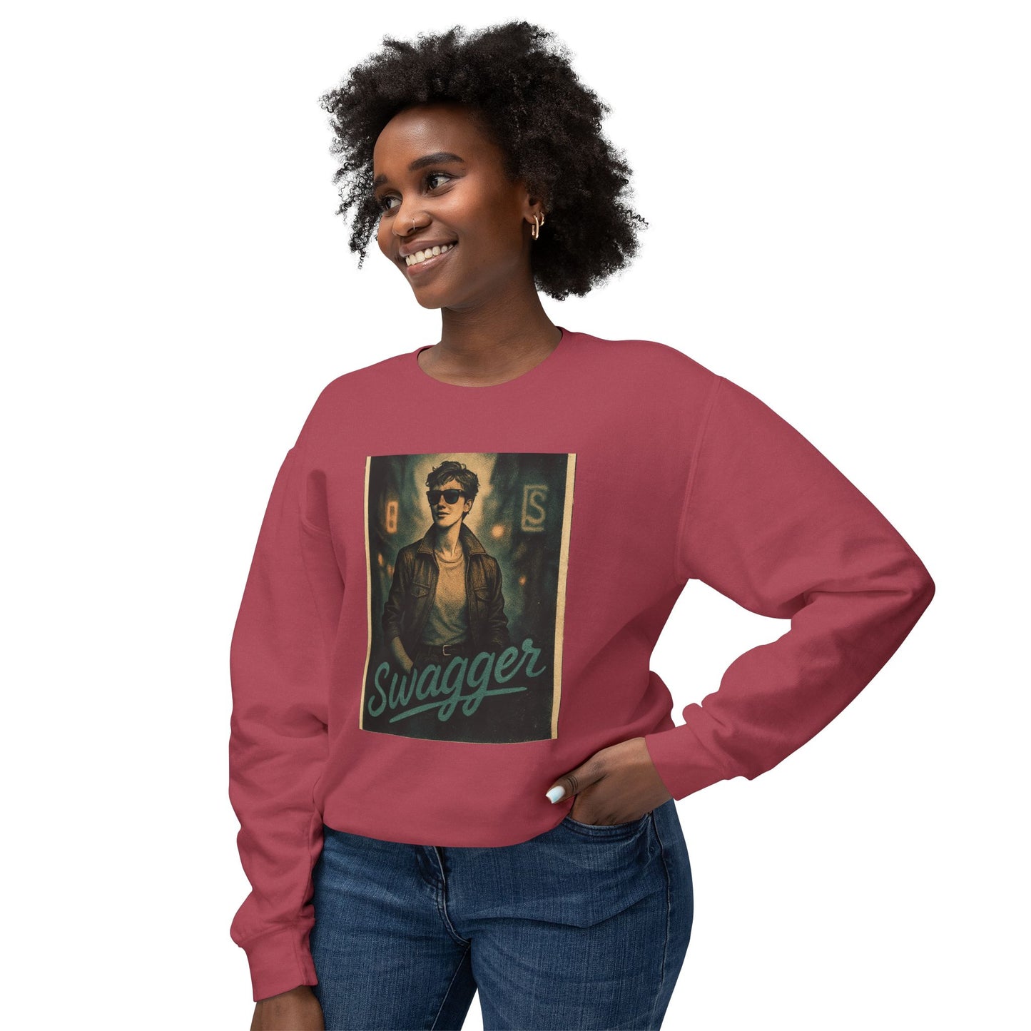 Swagger Unisex Lightweight Crewneck Sweatshirt