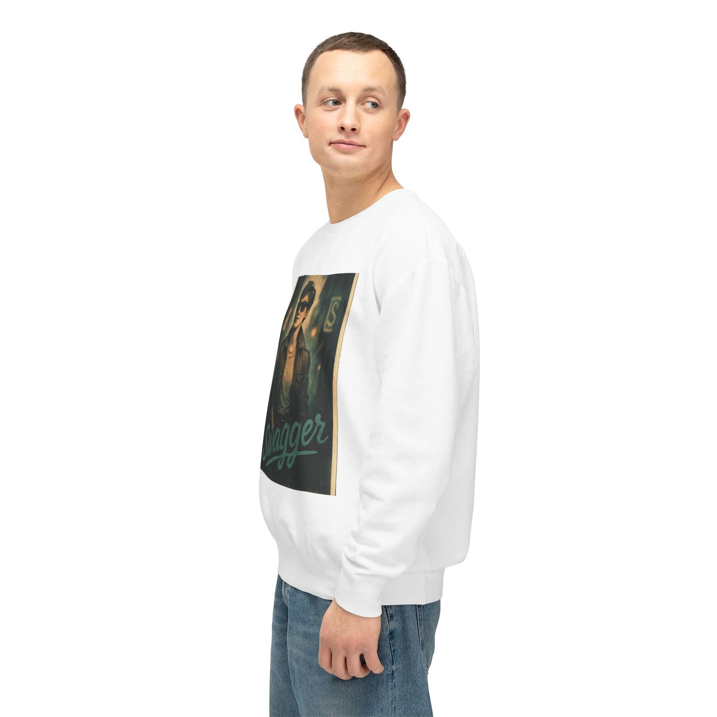 Swagger Unisex Lightweight Crewneck Sweatshirt