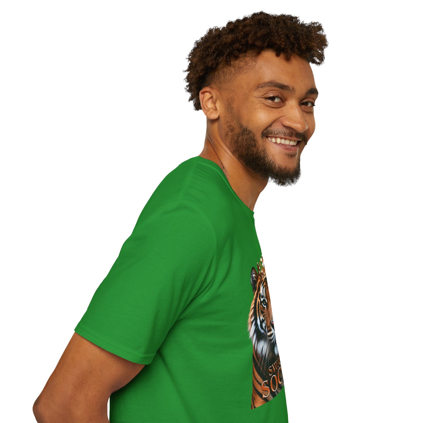 Bold Tiger Graphic T-Shirt, Swagger Society