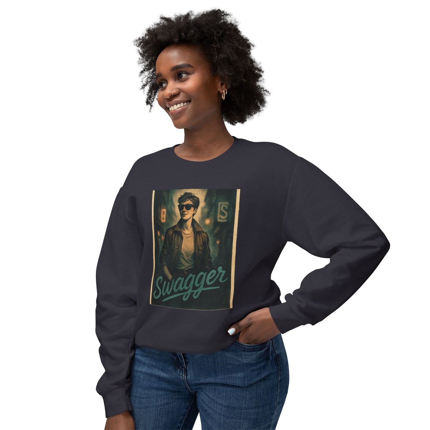 Swagger Unisex Lightweight Crewneck Sweatshirt
