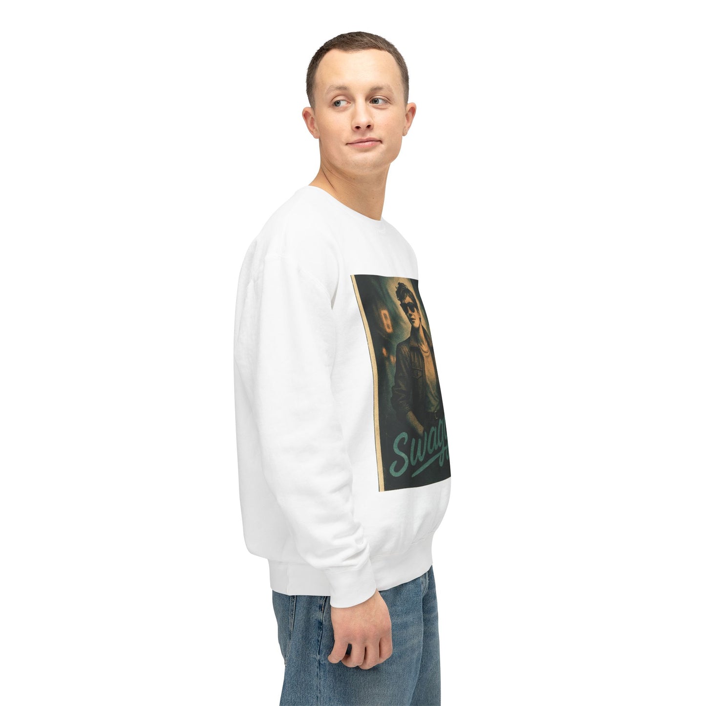 Swagger Unisex Lightweight Crewneck Sweatshirt