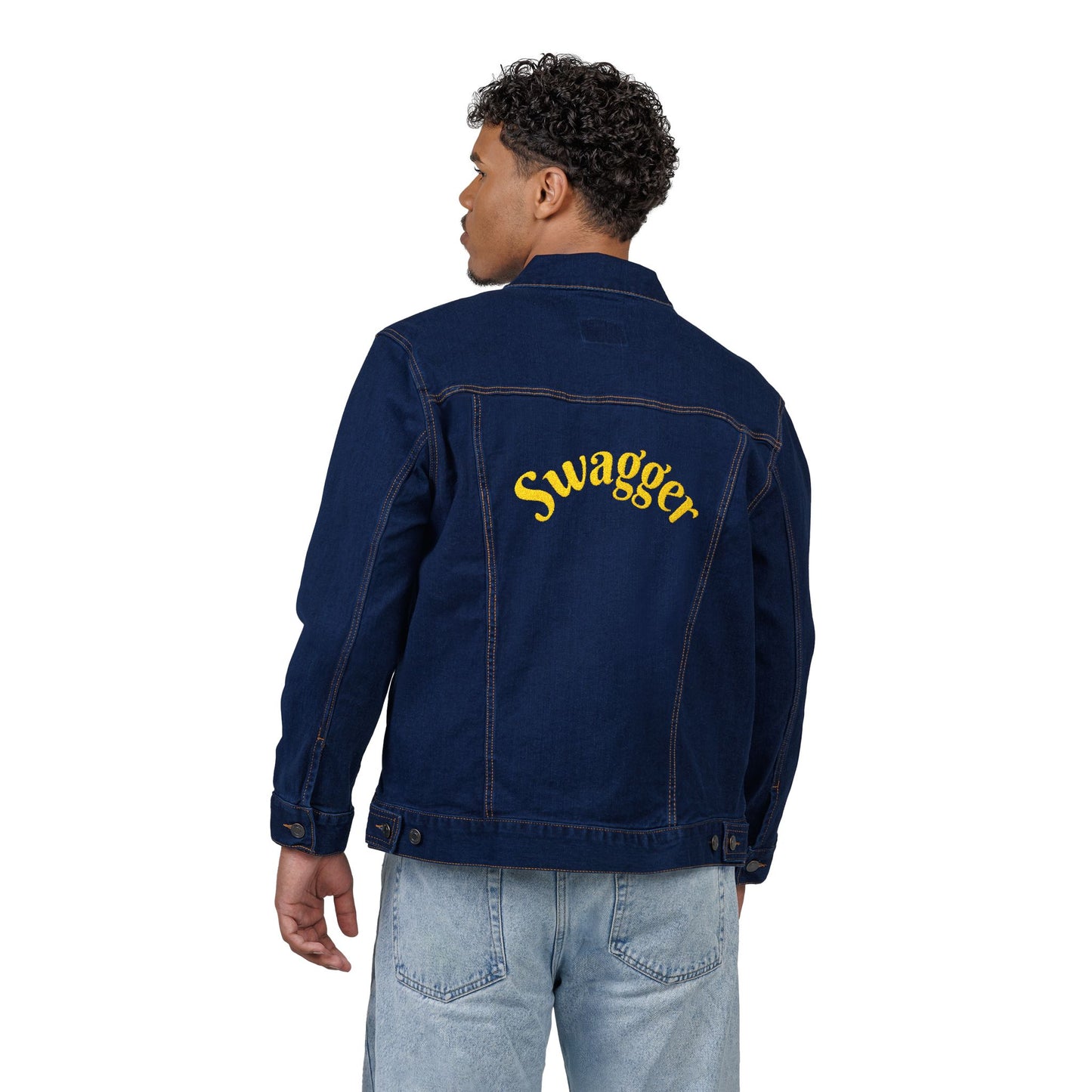 Successful Denim Jacket - Swagger Vibes, Fashion-Forward Wear, Casual Layering, Perfect Gift for Trendsetters