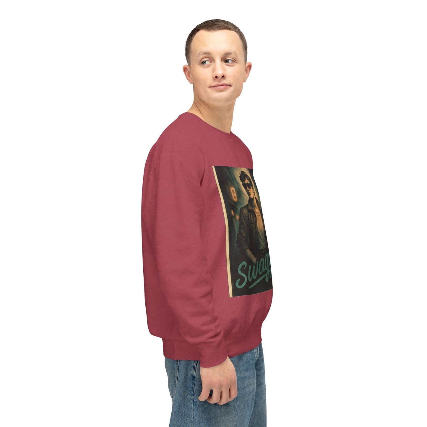 Swagger Unisex Lightweight Crewneck Sweatshirt