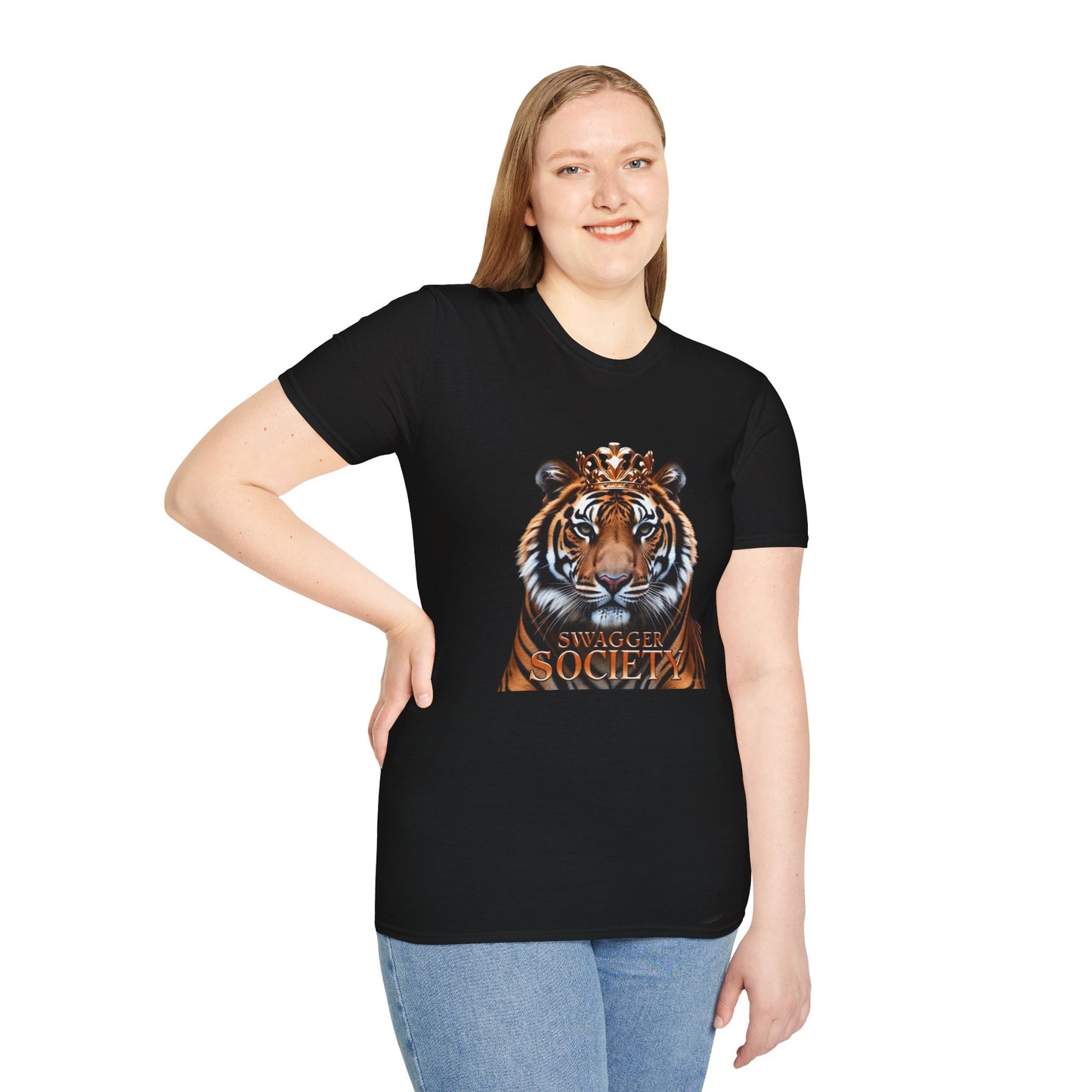 Bold Tiger Graphic T-Shirt, Swagger Society
