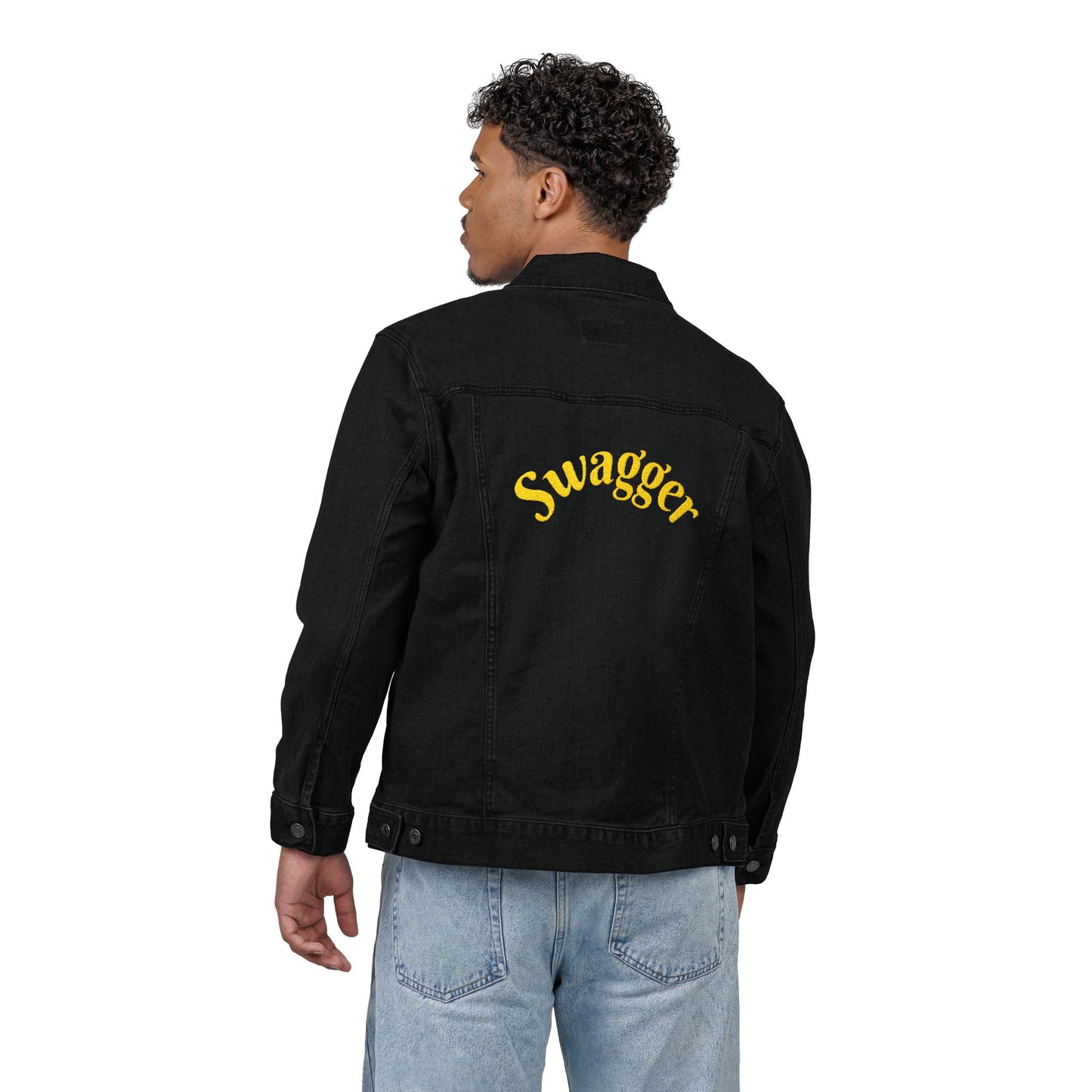 Successful Denim Jacket - Swagger Vibes, Fashion-Forward Wear, Casual Layering, Perfect Gift for Trendsetters