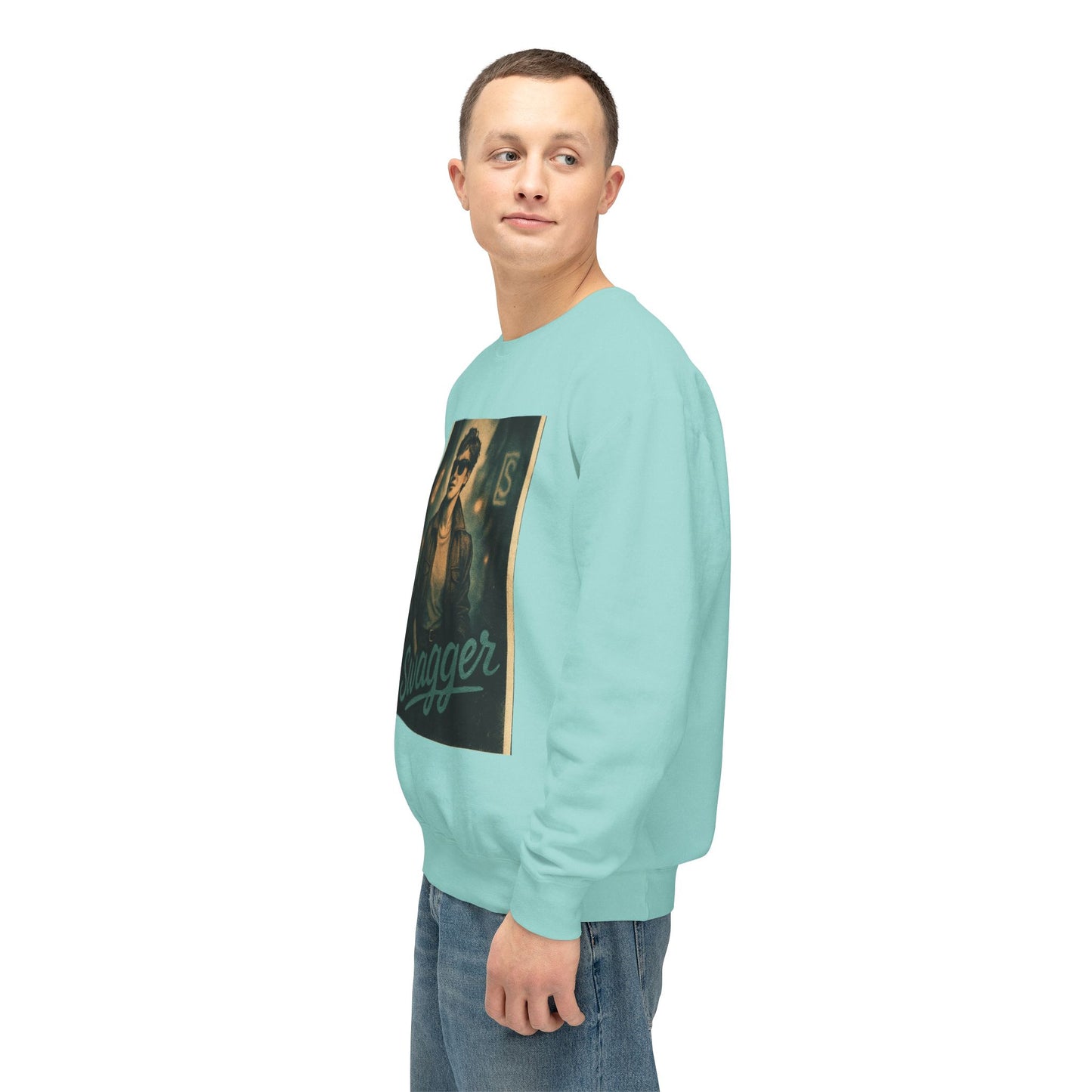 Swagger Unisex Lightweight Crewneck Sweatshirt