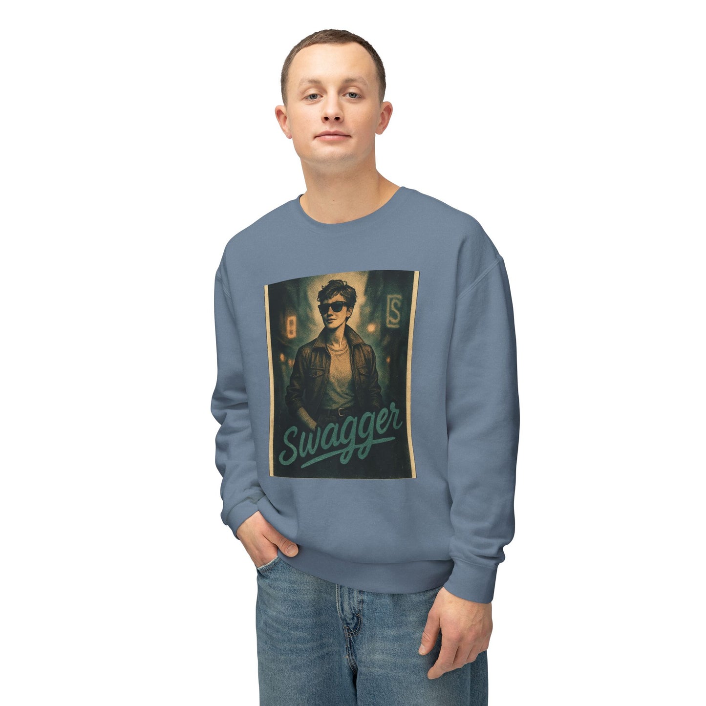 Swagger Unisex Lightweight Crewneck Sweatshirt