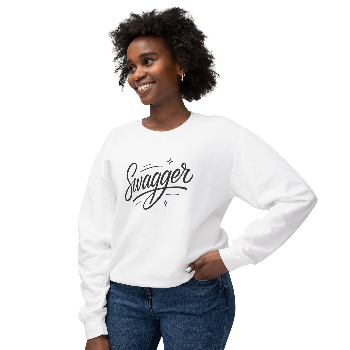 Swagger Unisex Lightweight Crewneck Sweatshirt