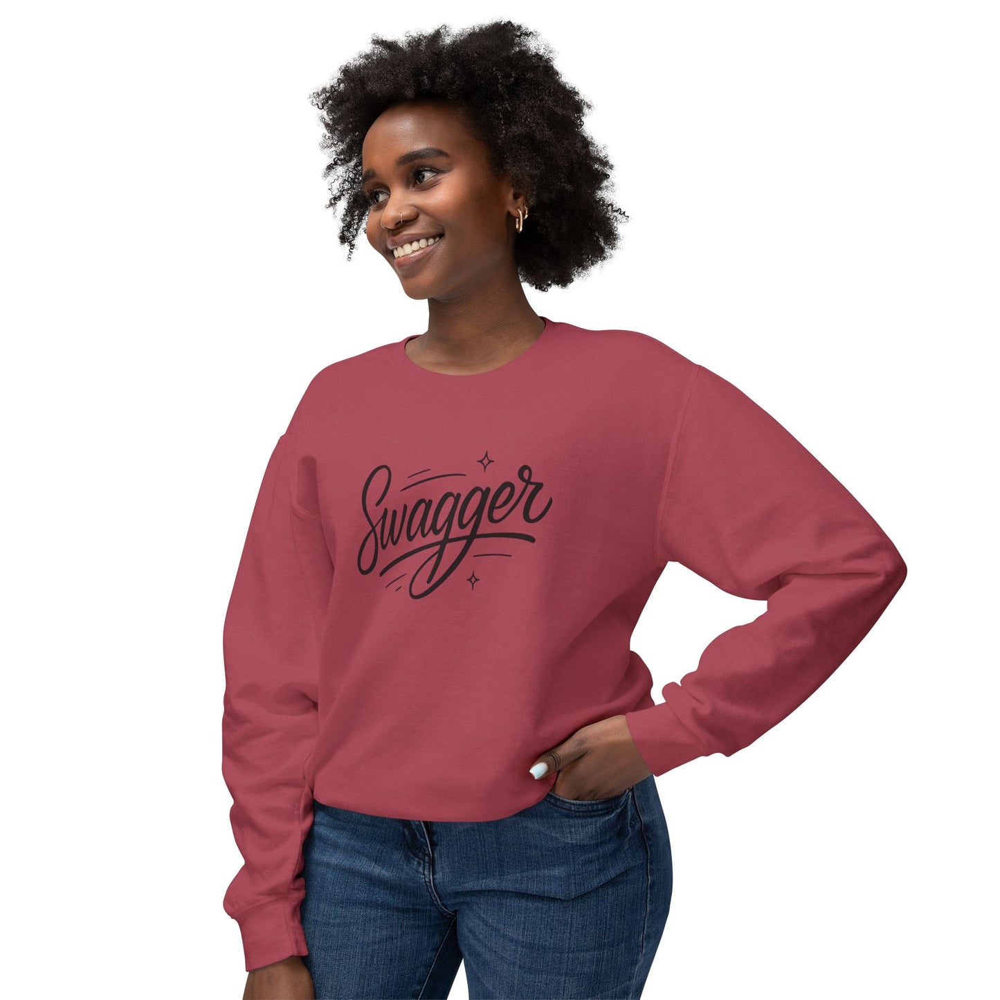 Swagger Unisex Lightweight Crewneck Sweatshirt